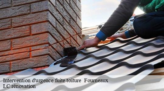 Intervention d'urgence fuite toiture 